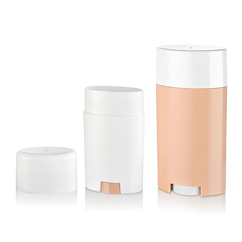 Tilavuus 50 grammaa/75 grammaa muovinen soikea deodoranttipurkki